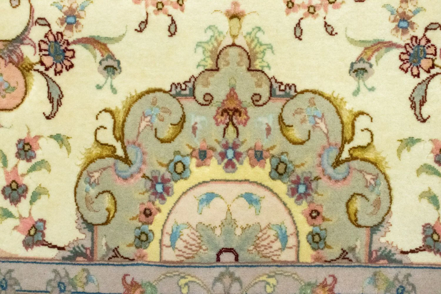 Perserteppich - Täbriz 339 x 91 cm - beige - Image 2