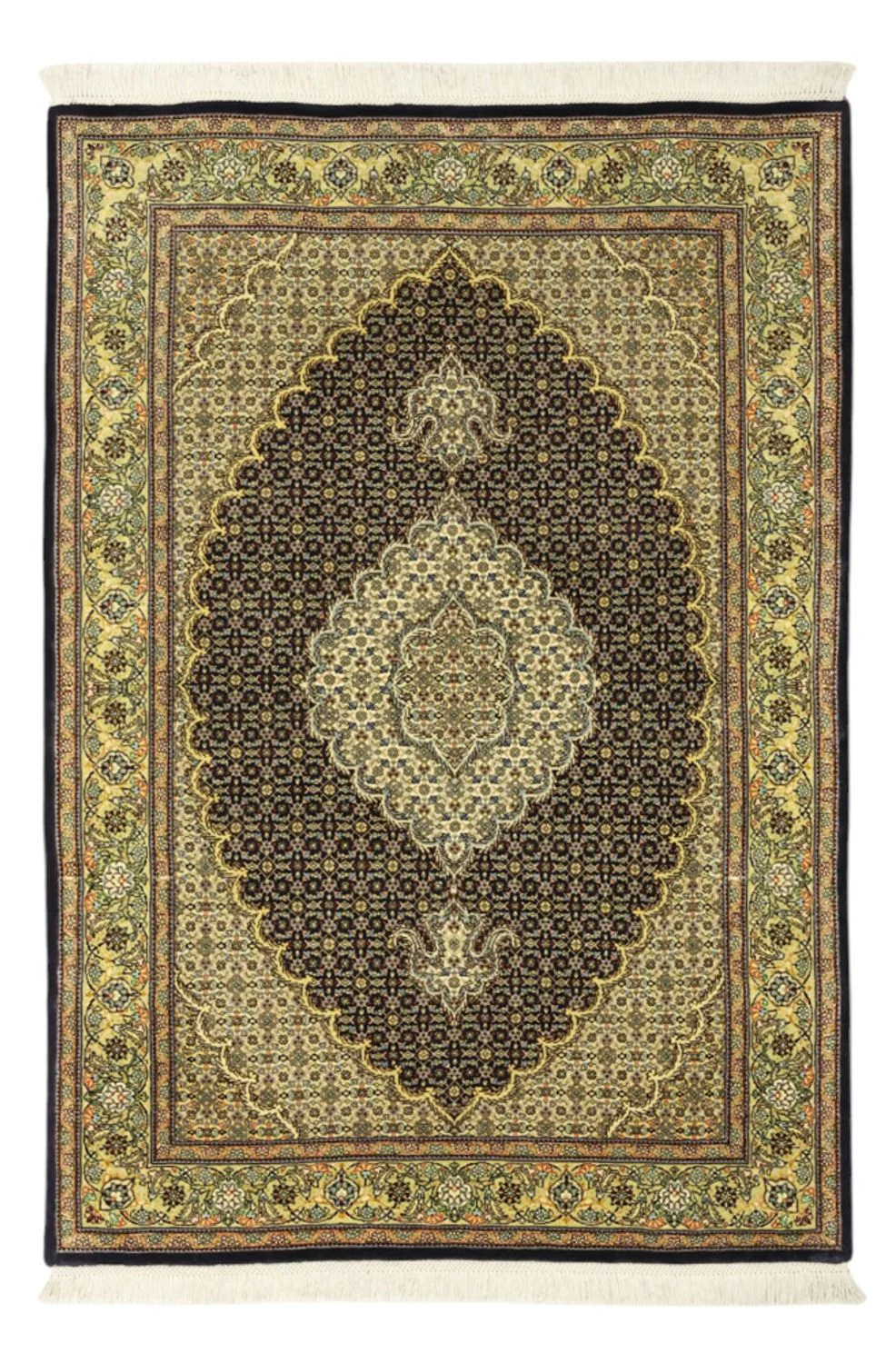 Täbriz - 50 Raj Teppich 146x102cm - Perserteppich