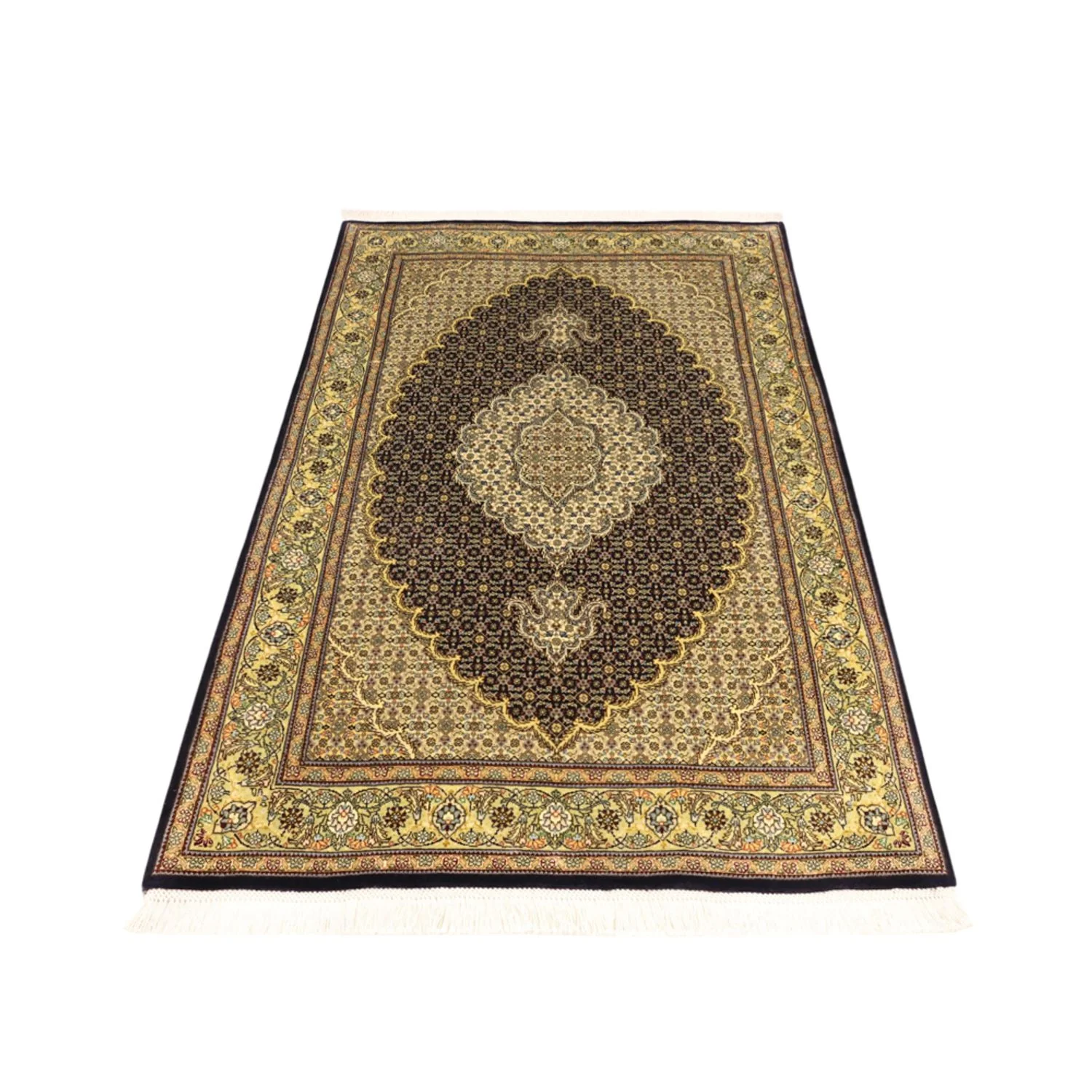 Täbriz - 50 Raj Teppich 146x102cm - Perserteppich - Image 6