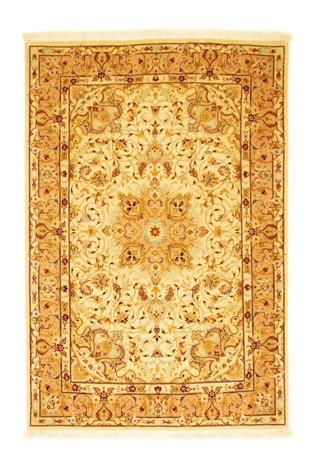 Täbriz - 50 Raj Teppich 147x102cm - Perserteppich