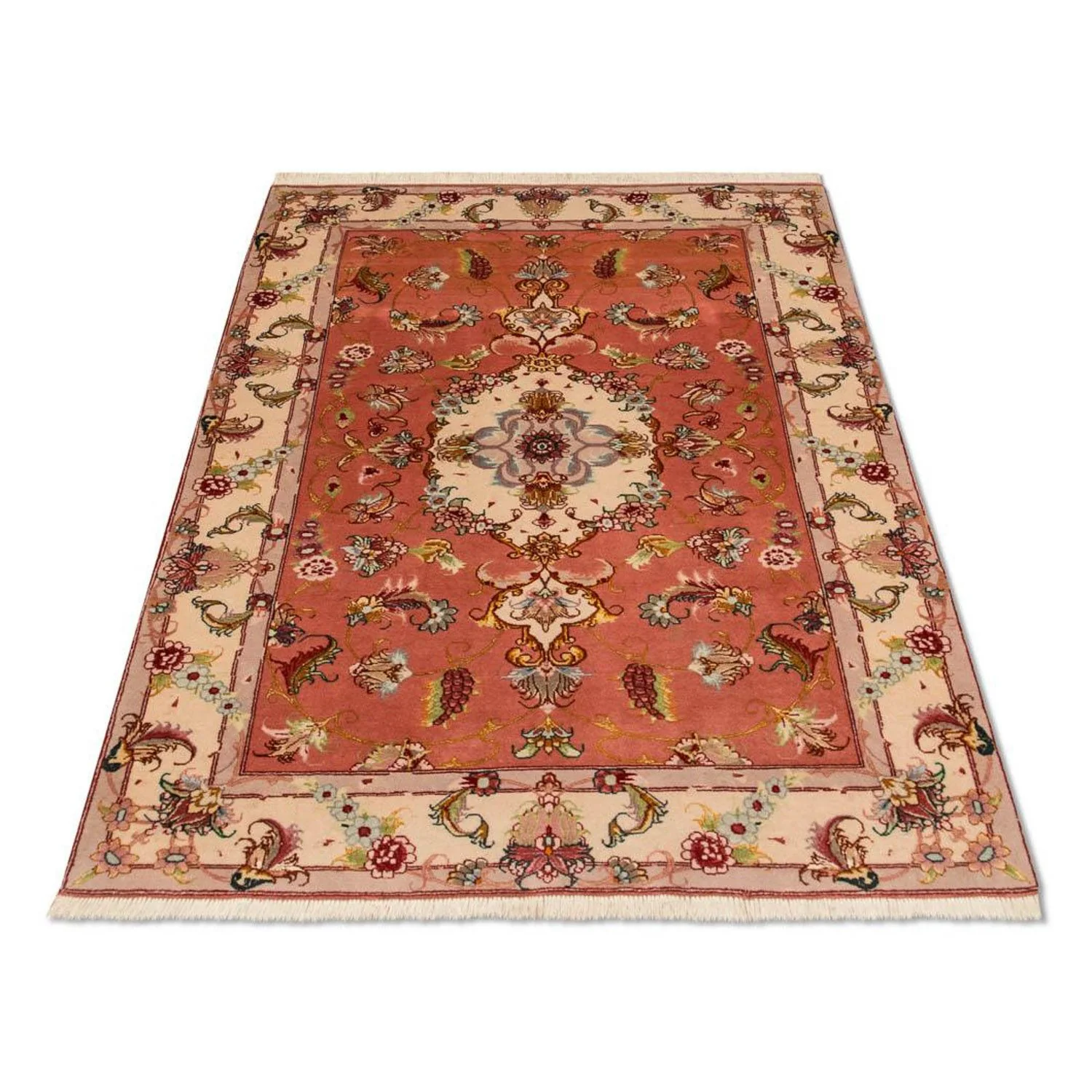 Täbriz - 50 Raj Teppich 147x104cm - Perserteppich - Image 5