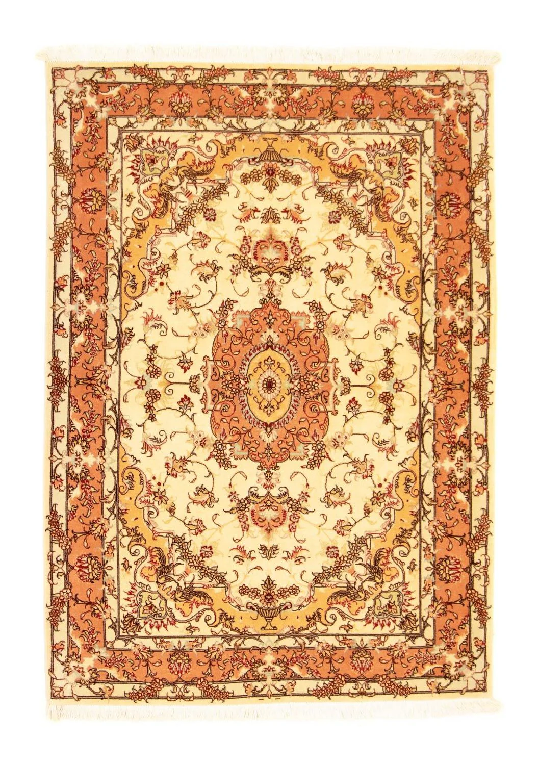 Täbriz - 50 Raj Teppich 147x104cm - Perserteppich