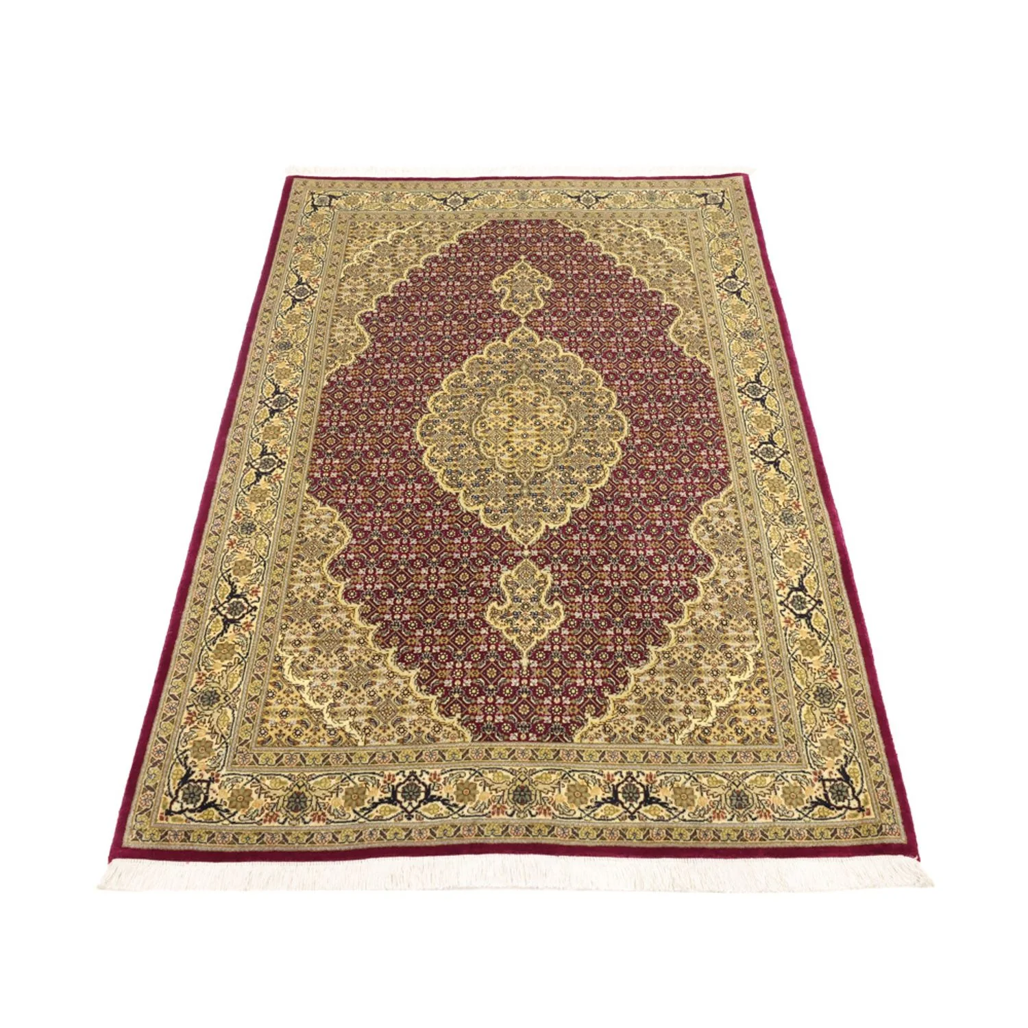 Täbriz - 50 Raj Teppich 149x99cm - Perserteppich - Image 6