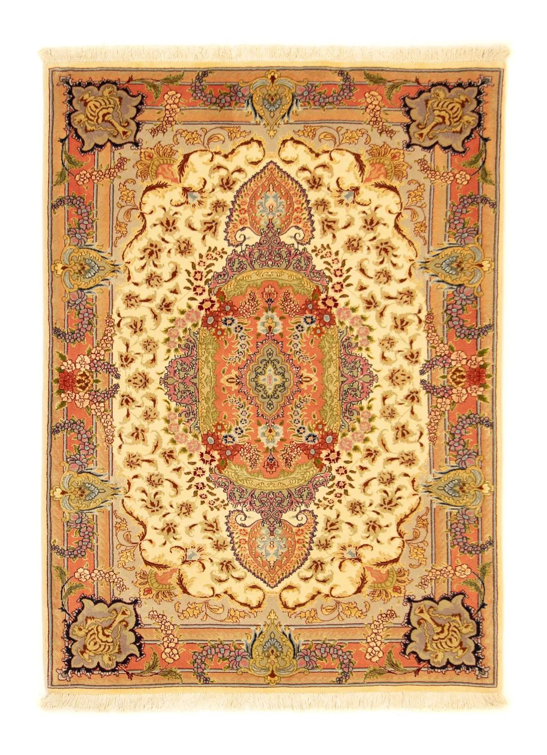 Täbriz - 50 Raj Teppich 150x101cm - Perserteppich