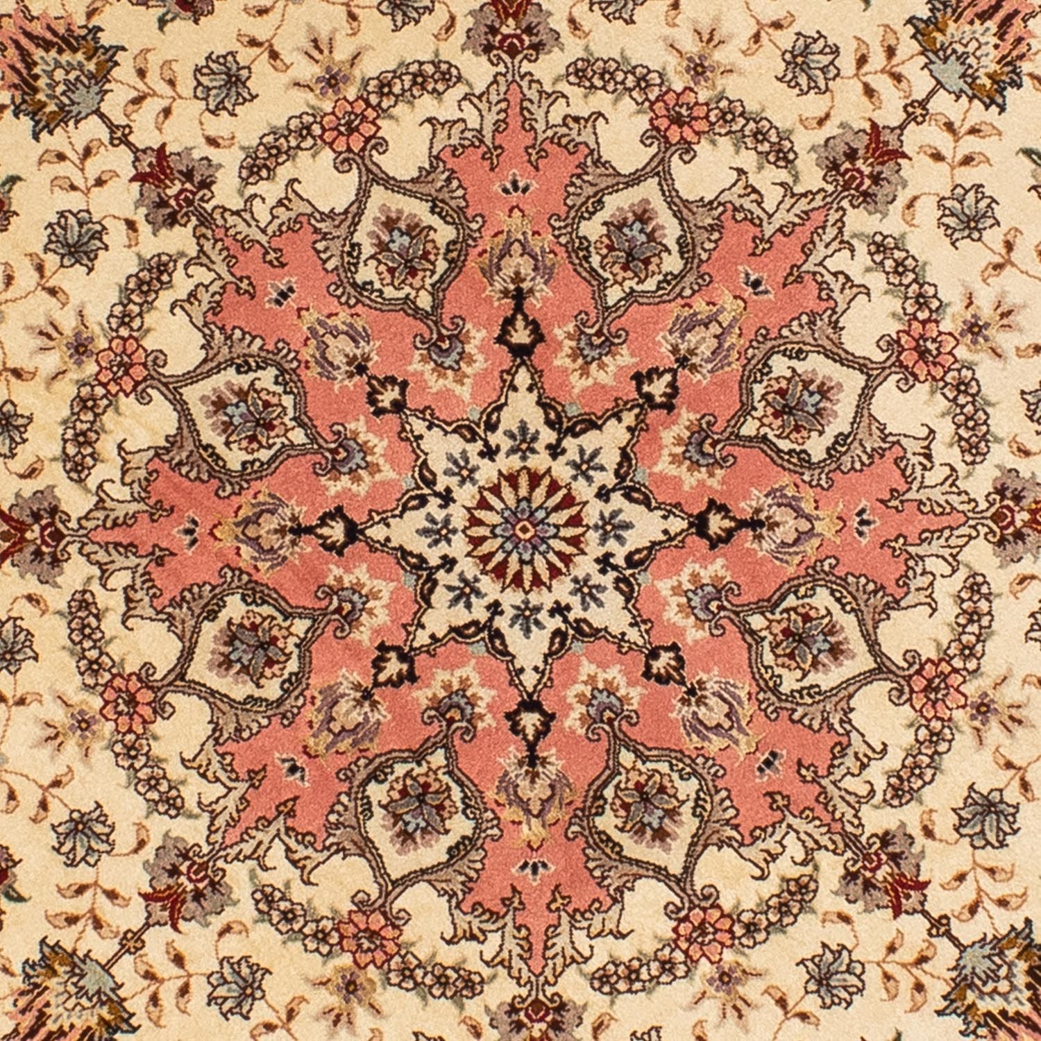 Täbriz - 50 Raj Teppich 150x150cm - Perserteppich - Image 2