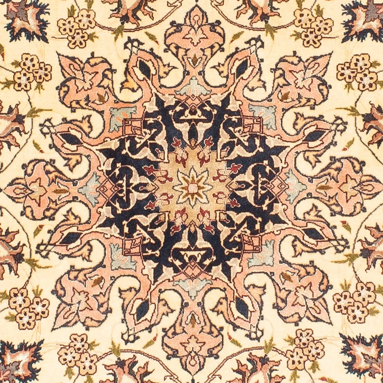 Täbriz - 50 Raj Teppich 150x150cm - Perserteppich - Image 2