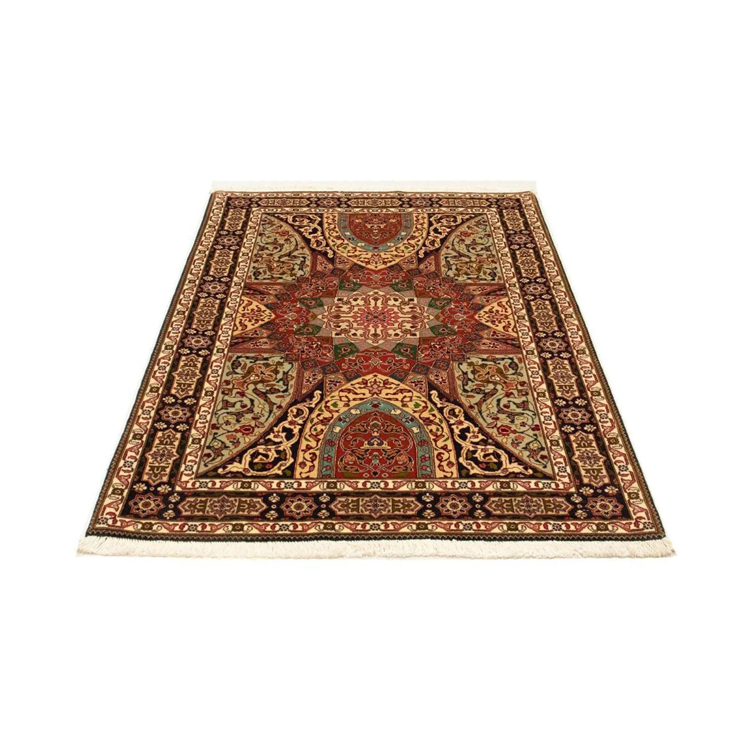 Täbriz - 50 Raj Teppich 151x100cm - Perserteppich