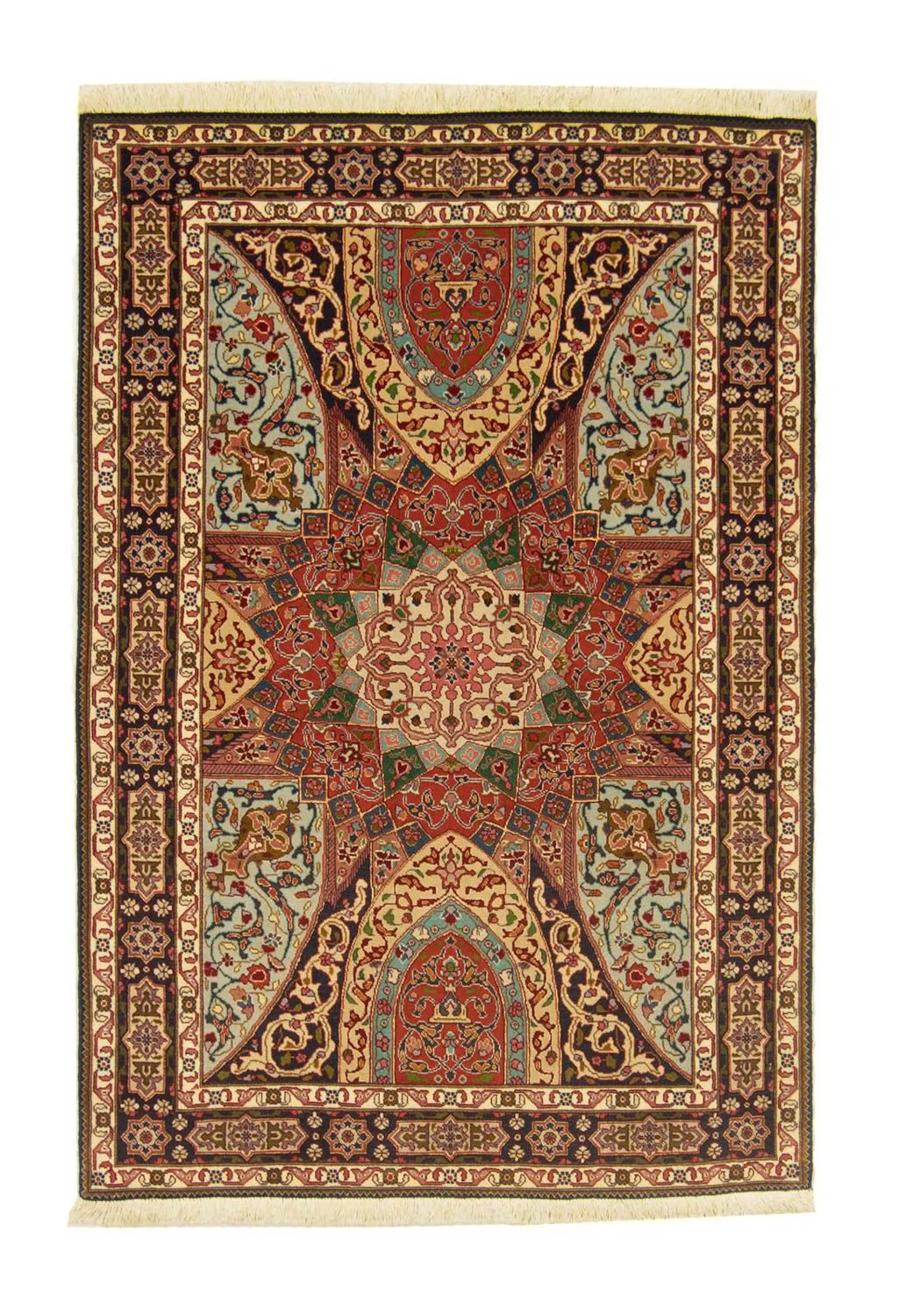 Perserteppich - Täbriz - Royal 151 x 102 cm Teppichbrücke