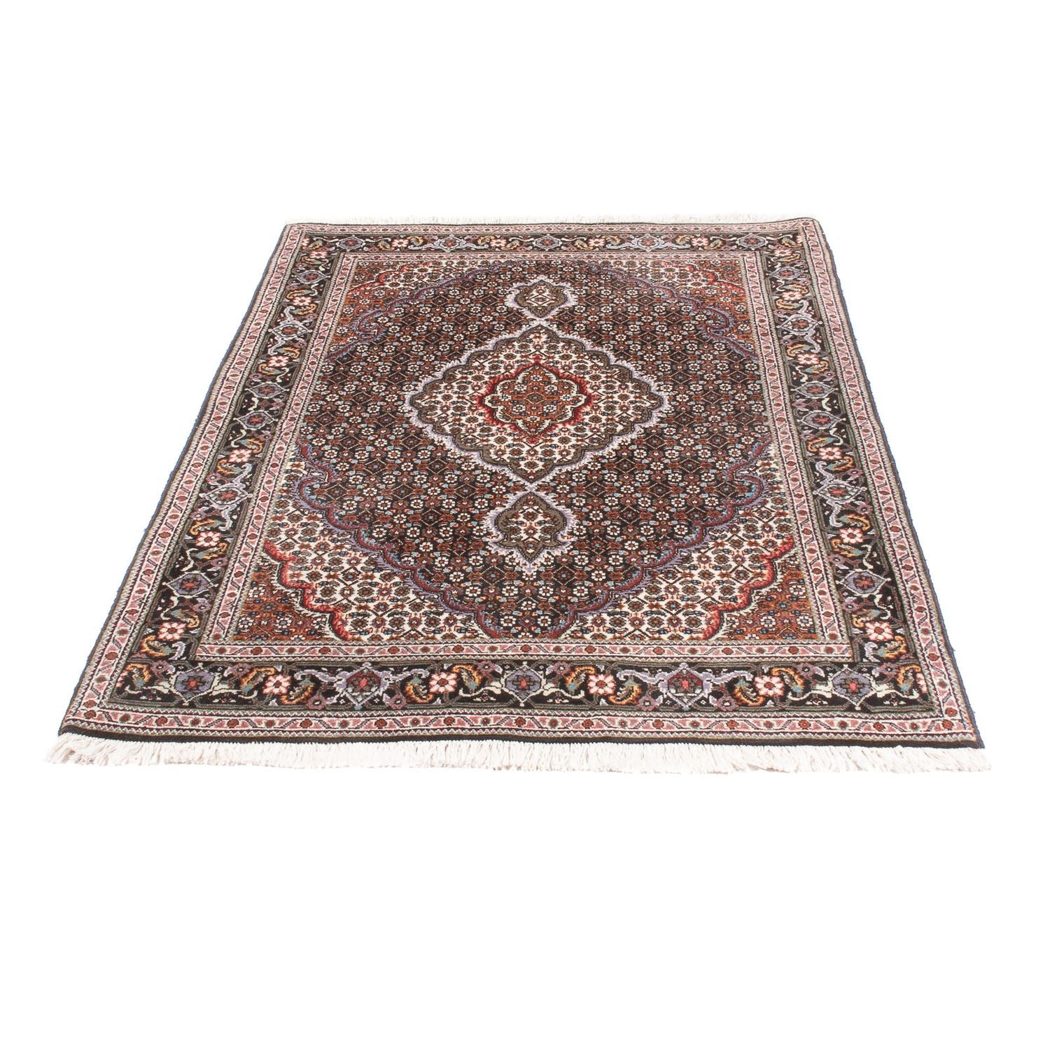 Perserteppich - Täbriz - Royal - 152 x 100 cm - schwarz - Image 5
