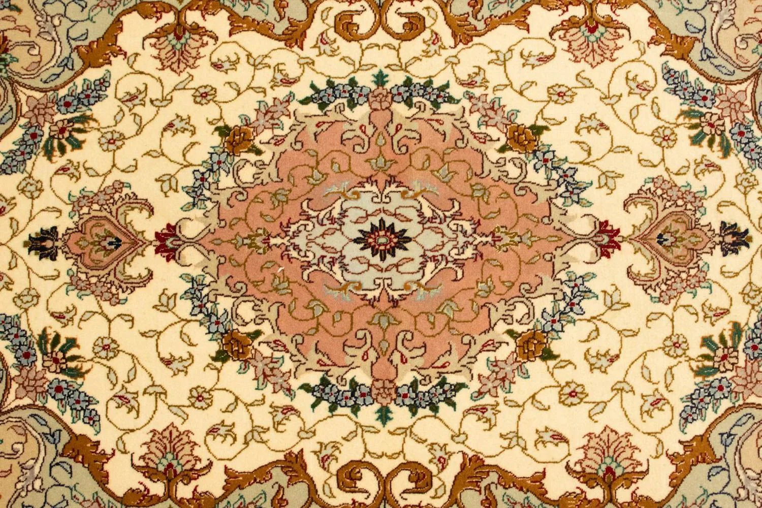 Täbriz - 50 Raj Teppich 152x100cm - Perserteppich - Image 2