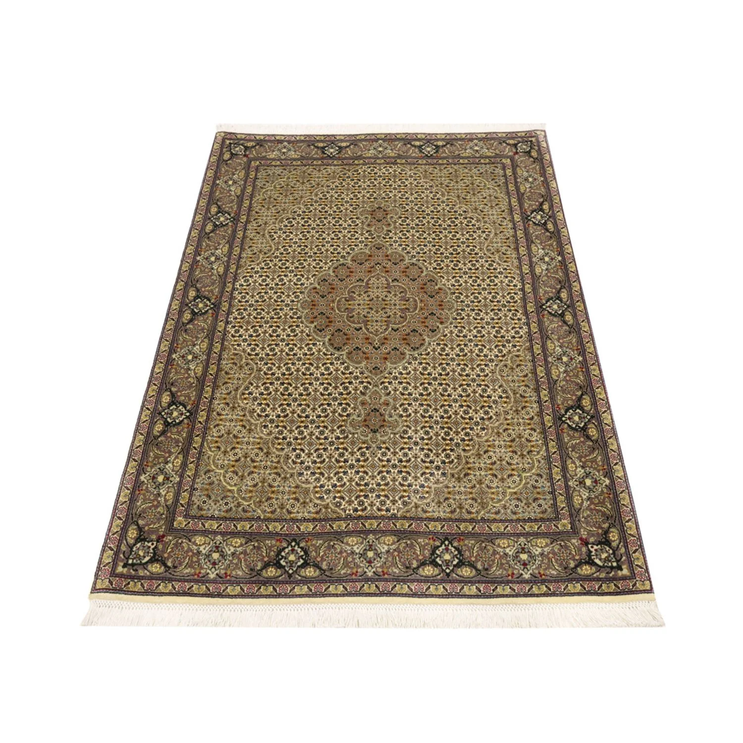 Täbriz - 50 Raj Teppich 152x101cm - Perserteppich - Image 6