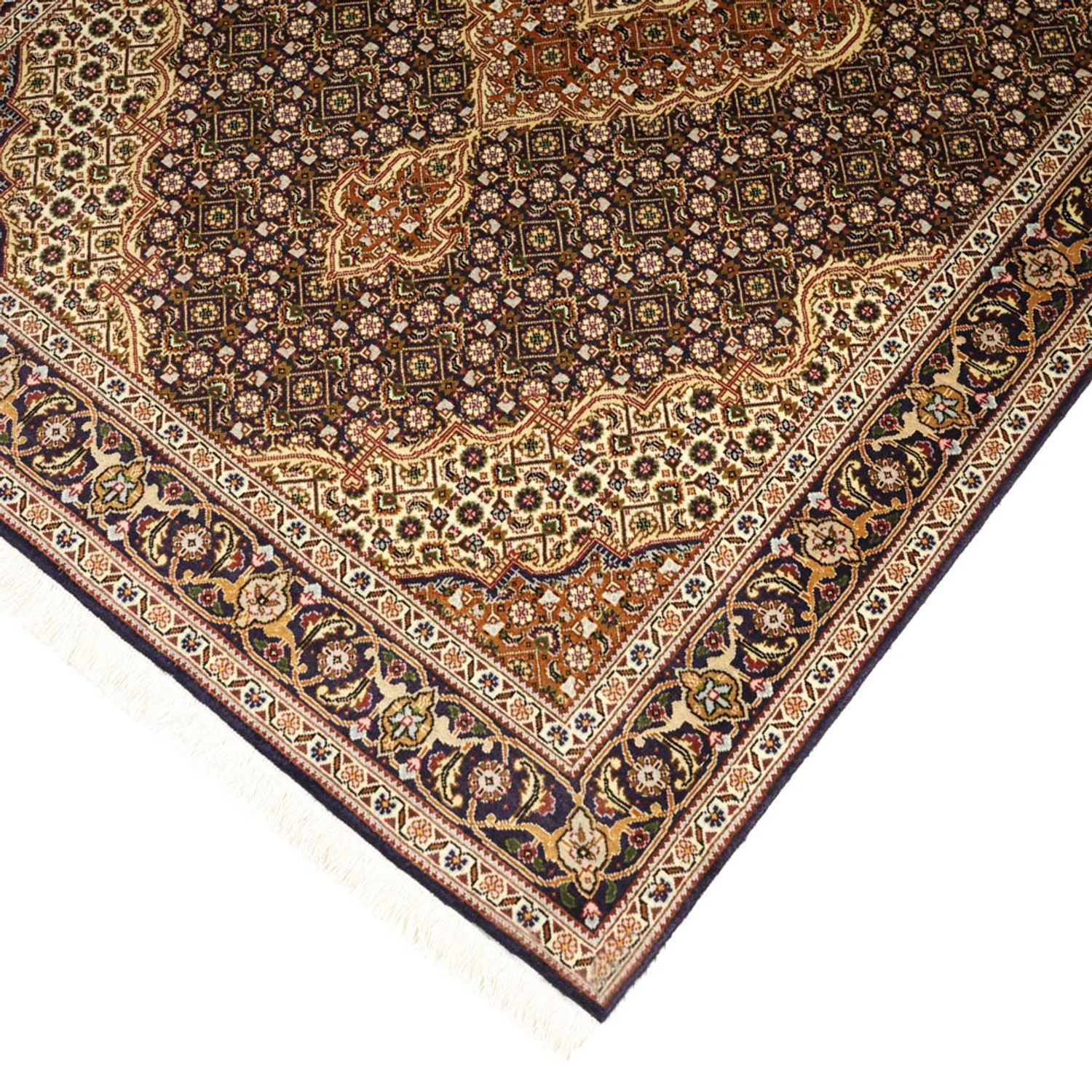 Täbriz - 50 Raj Teppich 152x104cm - Perserteppich - Image 4