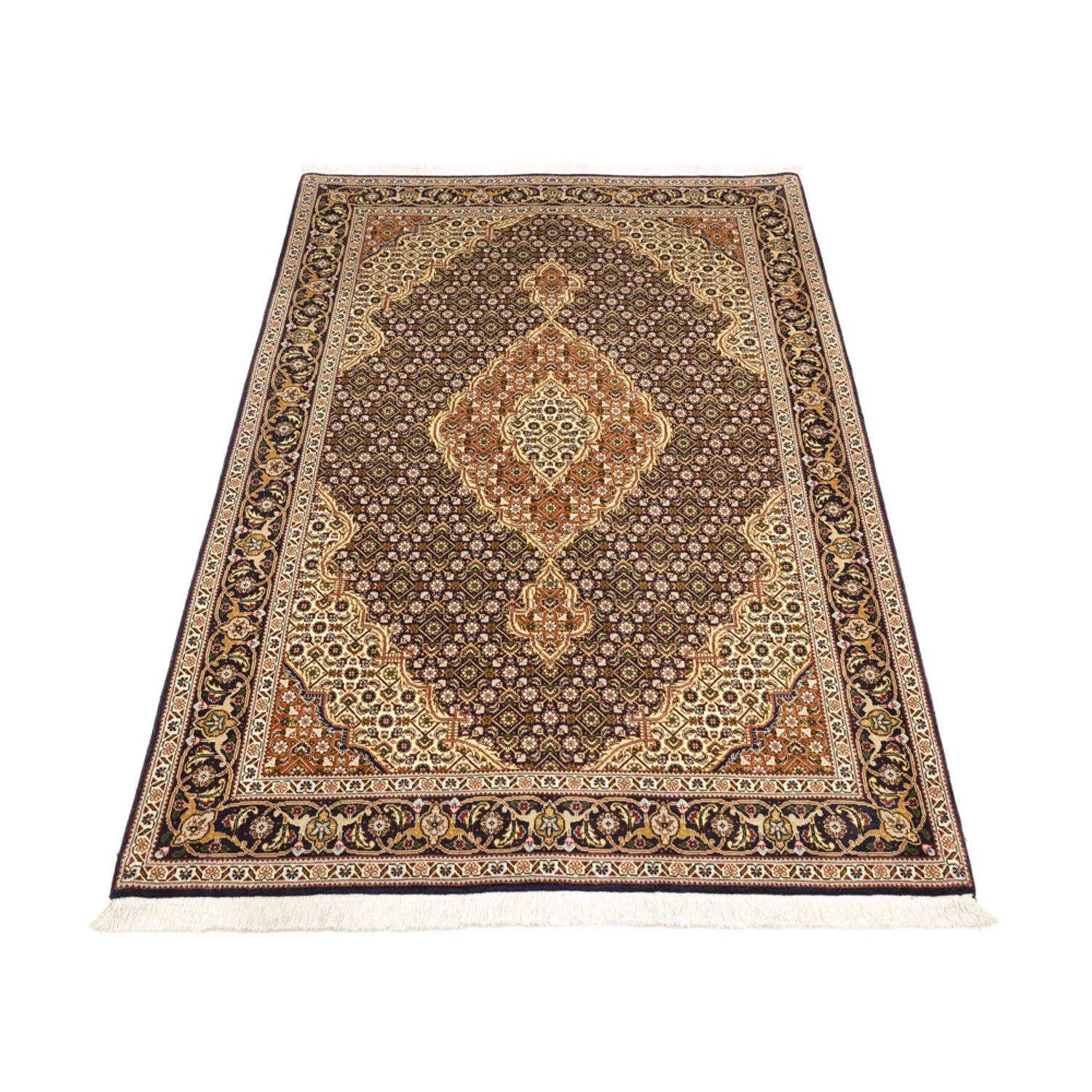 Täbriz - 50 Raj Teppich 152x104cm - Perserteppich - Image 6