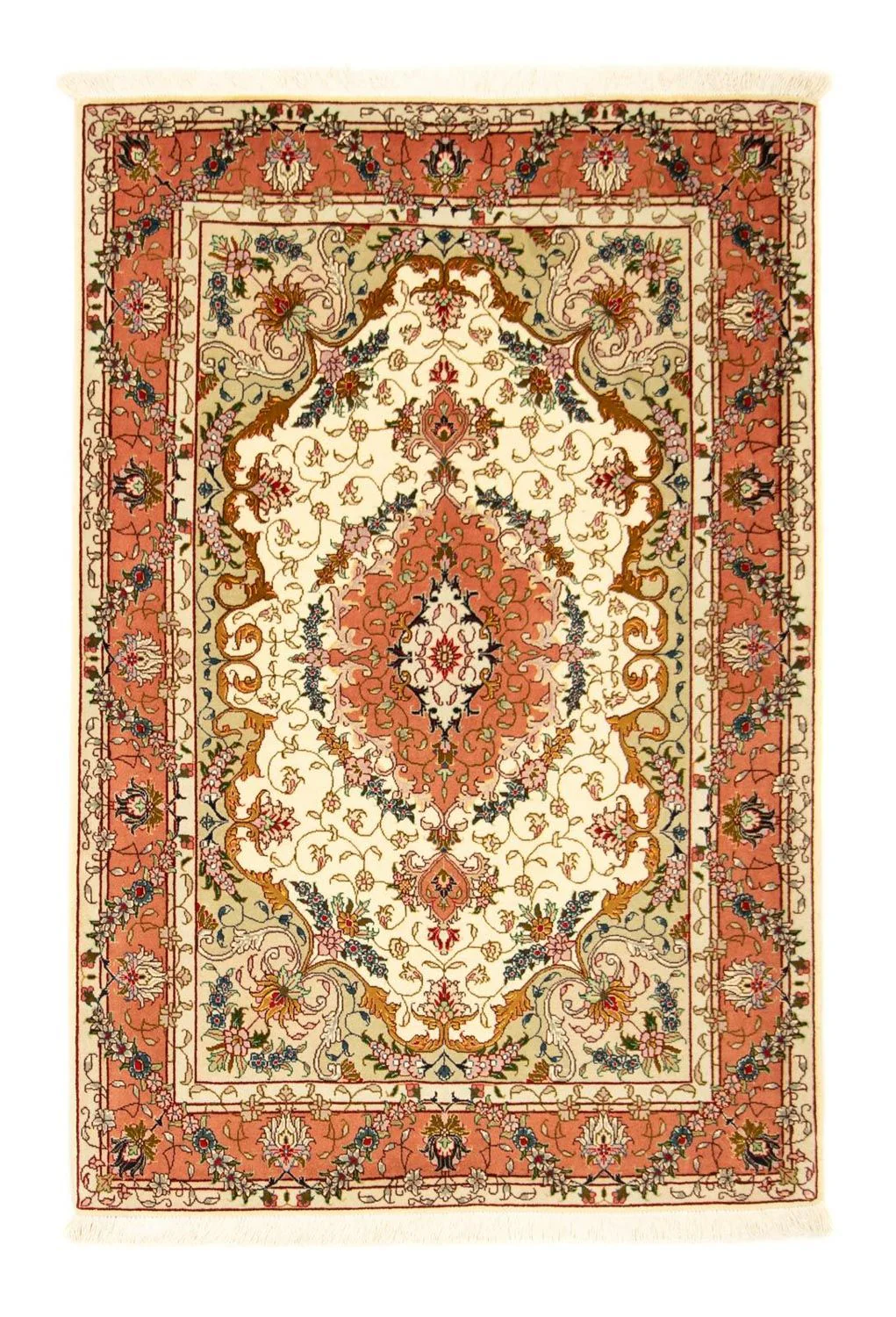 Täbriz - 50 Raj Teppich 153x103cm - Perserteppich