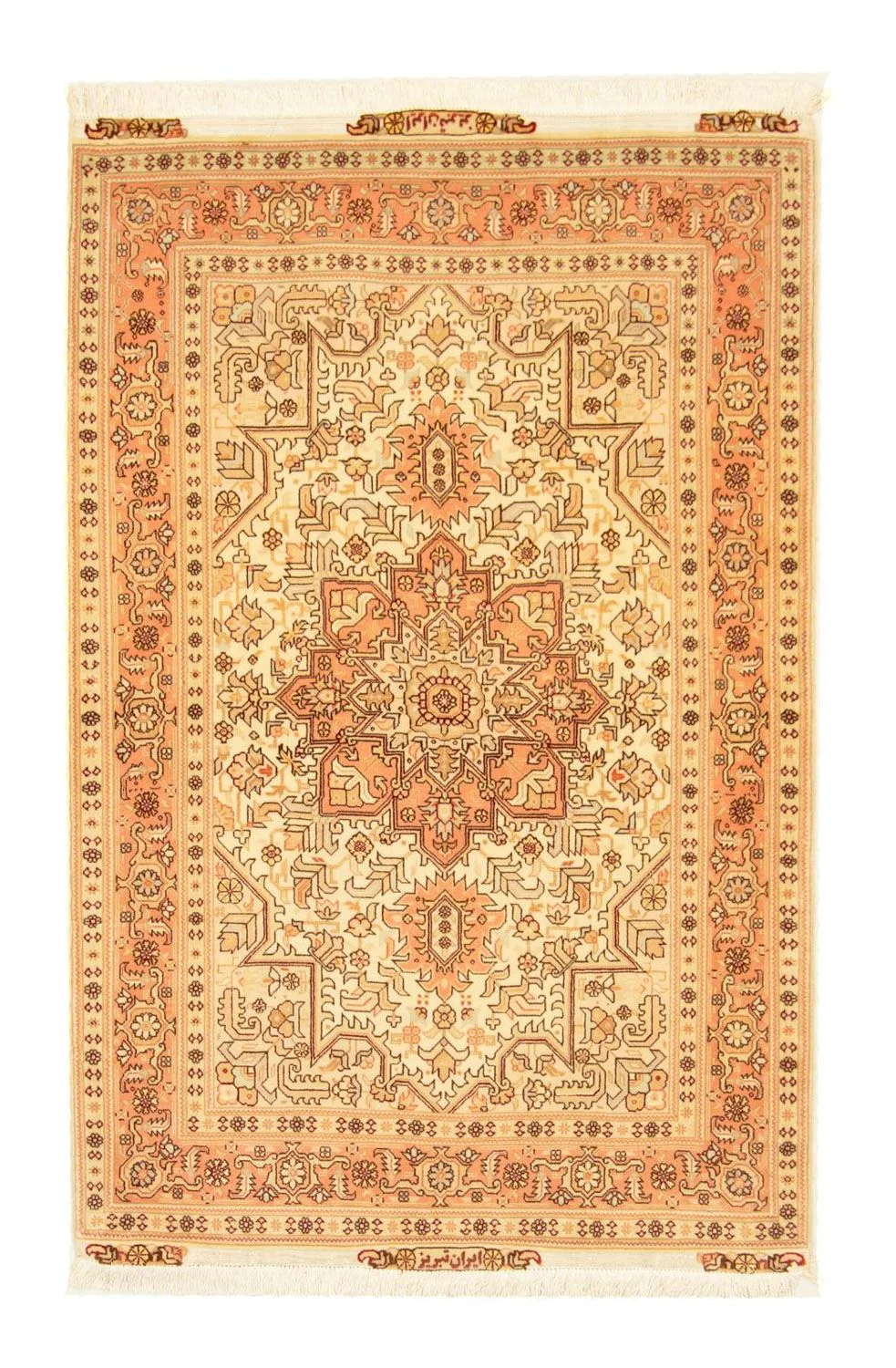 Täbriz - 50 Raj Teppich 154x102cm - Perserteppich