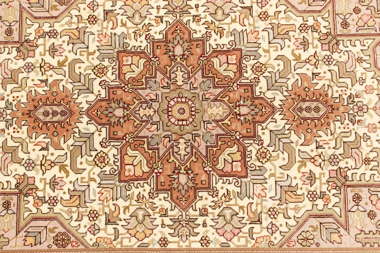 Täbriz - 50 Raj Teppich 156x102cm - Perserteppich - Image 2