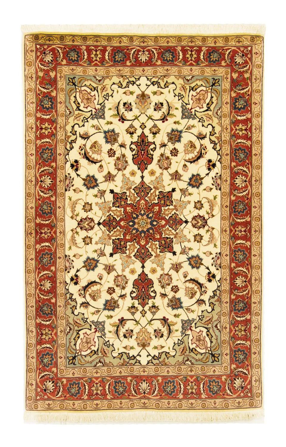 Täbriz - 50 Raj Teppich 158x100cm - Perserteppich