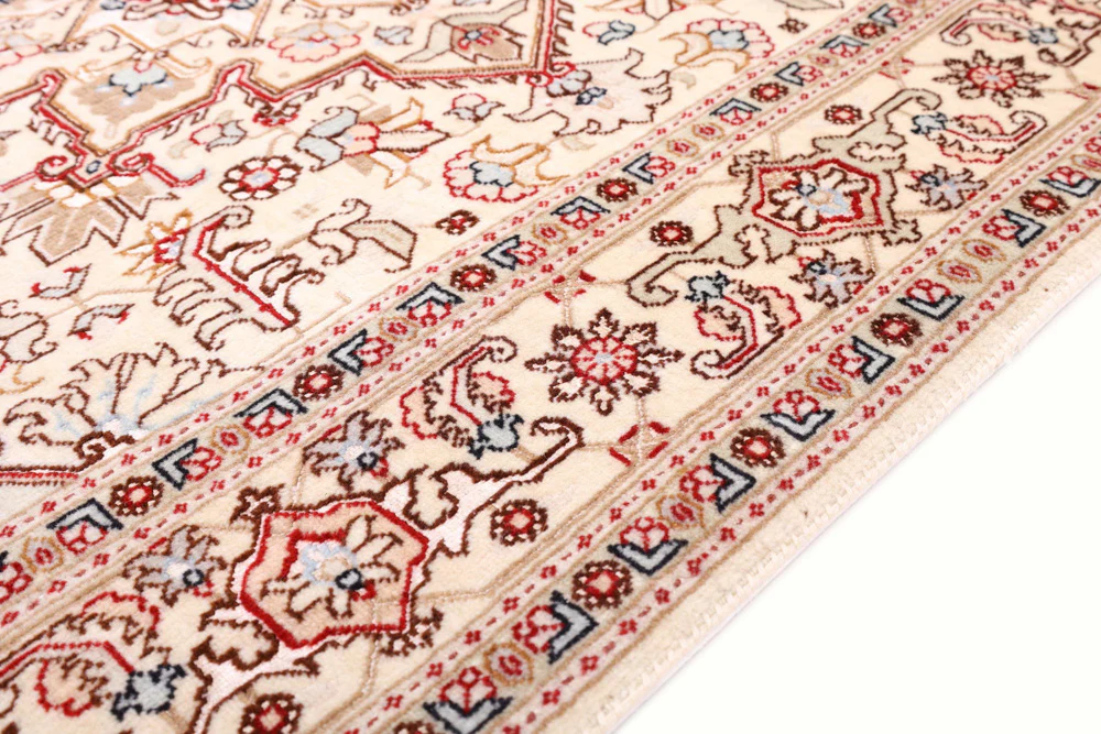 Perserteppich - Täbriz - Royal - 160 x 100 cm - hellbeige - Image 6