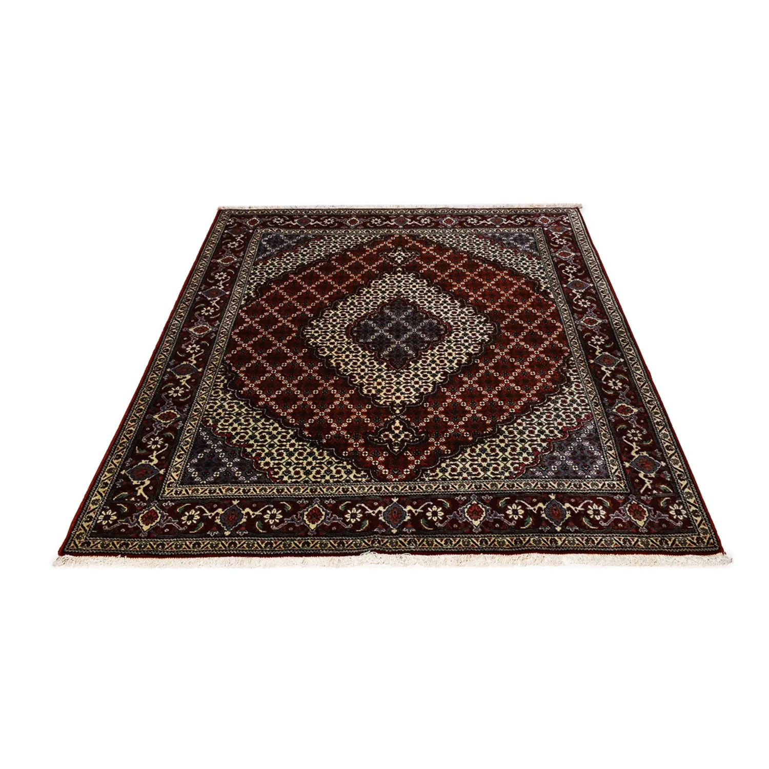 Täbriz - 40 Raj Teppich 200x152cm - Perserteppich - Image 5
