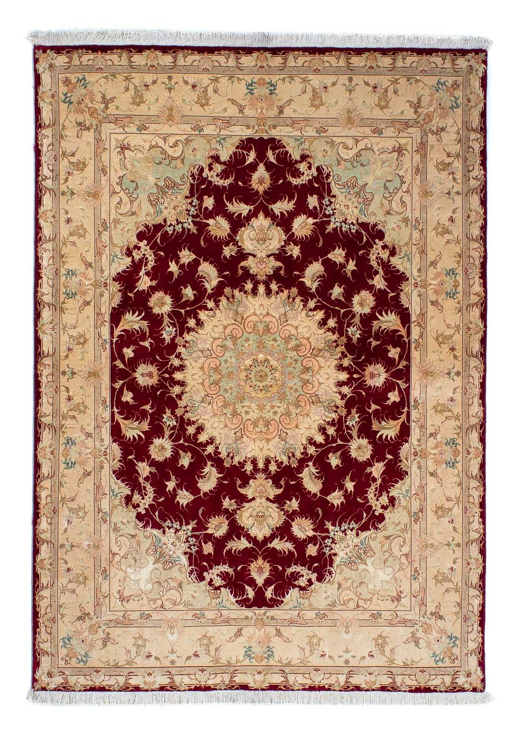 Täbriz - 50 Raj Teppich 200x153cm - Perserteppich