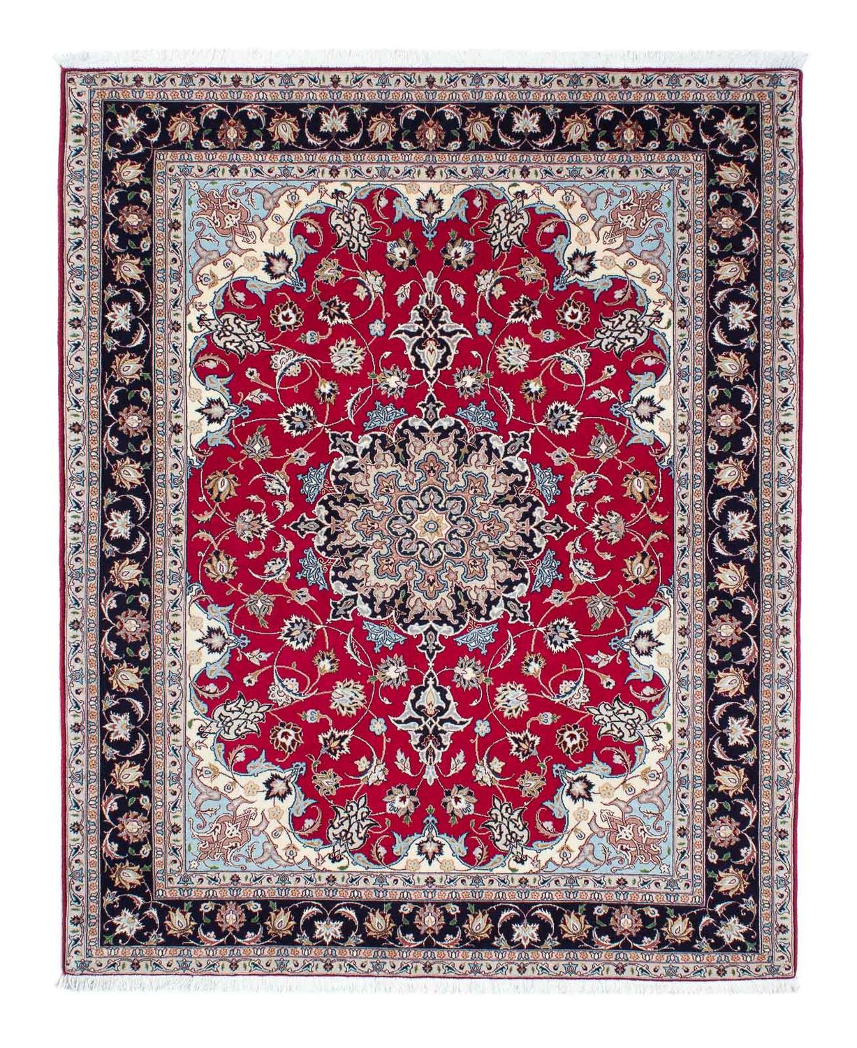 Täbriz - 50 Raj Teppich 200x153cm - Perserteppich