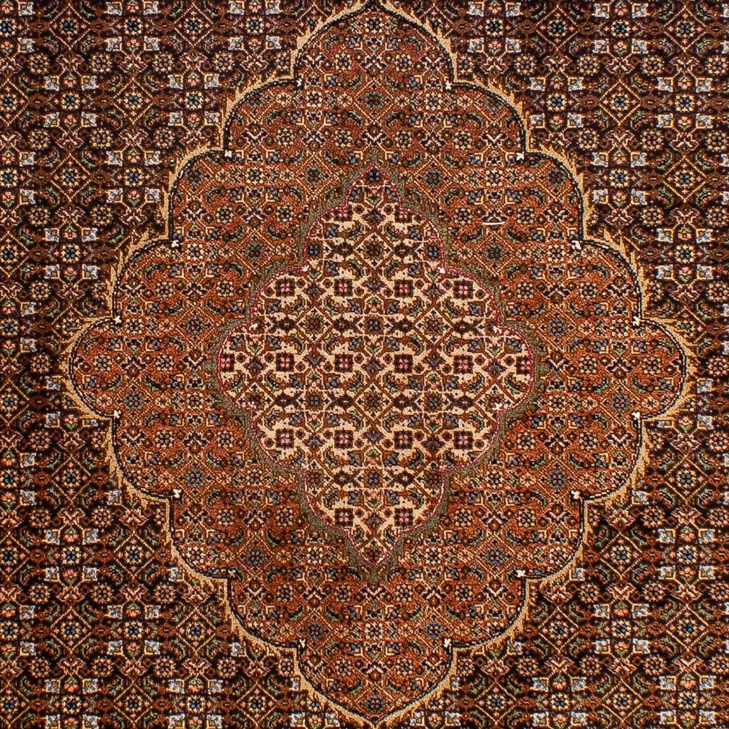 Perserteppich - Täbriz - Royal 202 x 150 cm - braun - Image 2