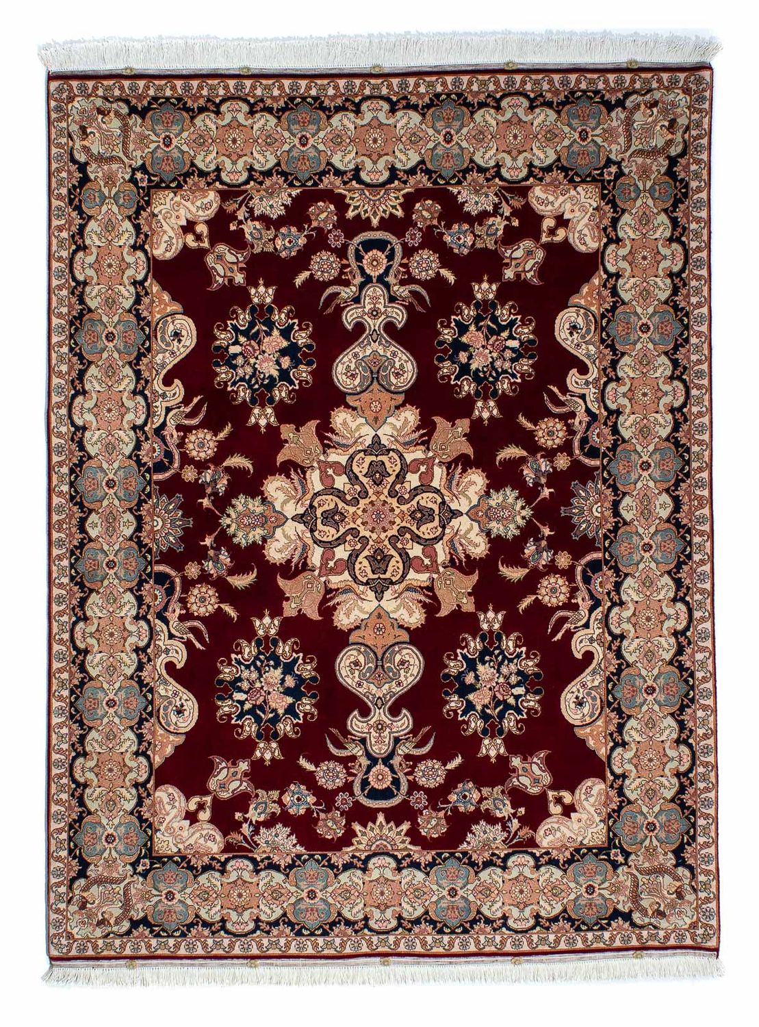 Täbriz - 50 Raj Teppich 202x152cm - Perserteppich