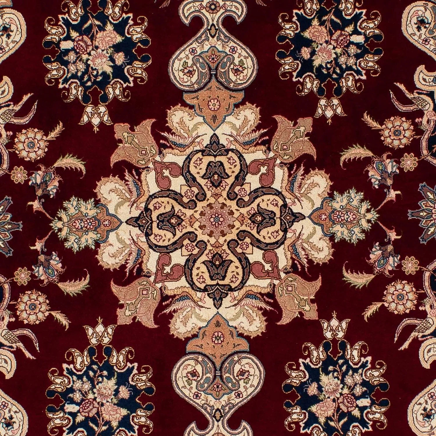 Täbriz - 50 Raj Teppich 202x152cm - Perserteppich - Image 2