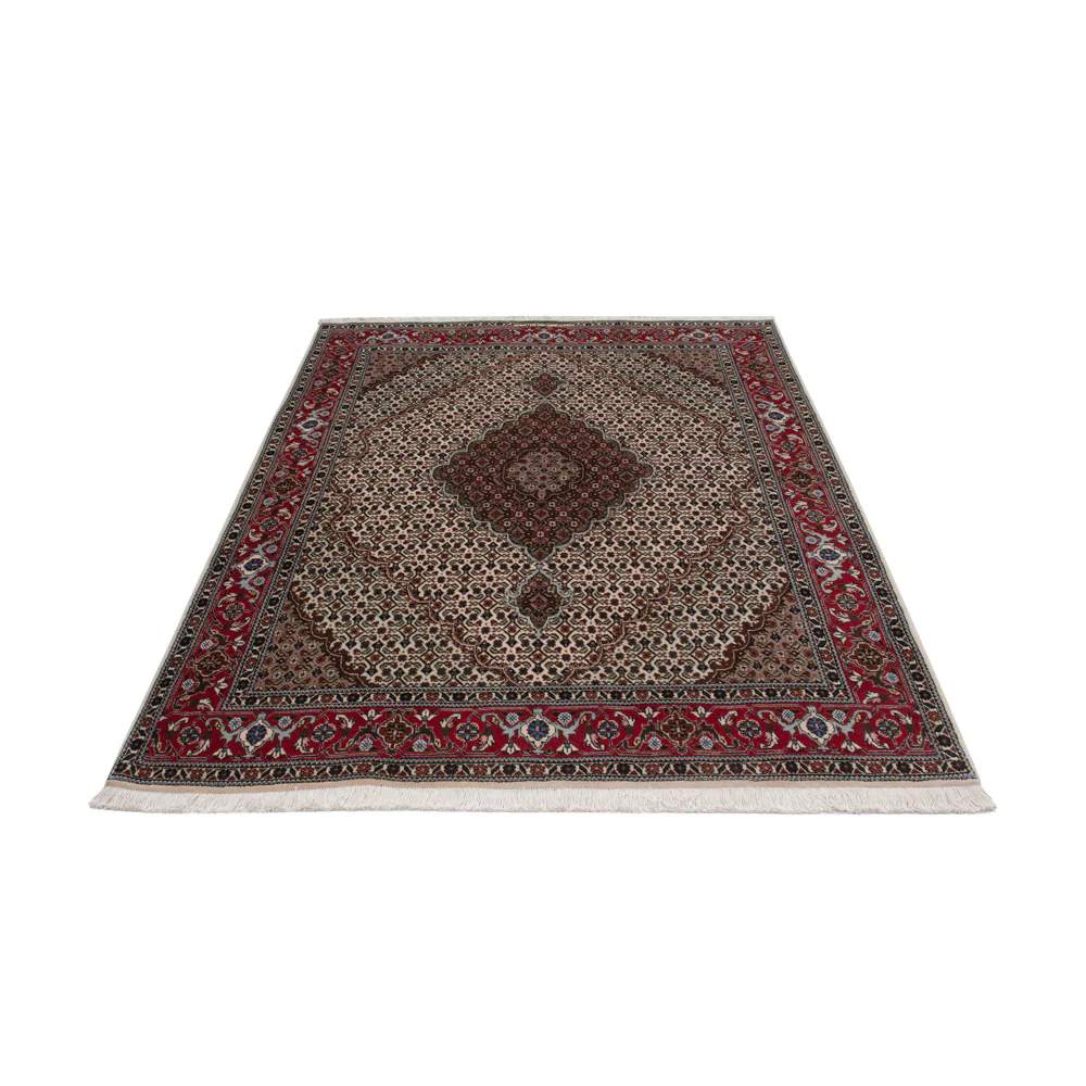 Täbriz - 40 Raj Teppich 206x138cm - Perserteppich - Image 6