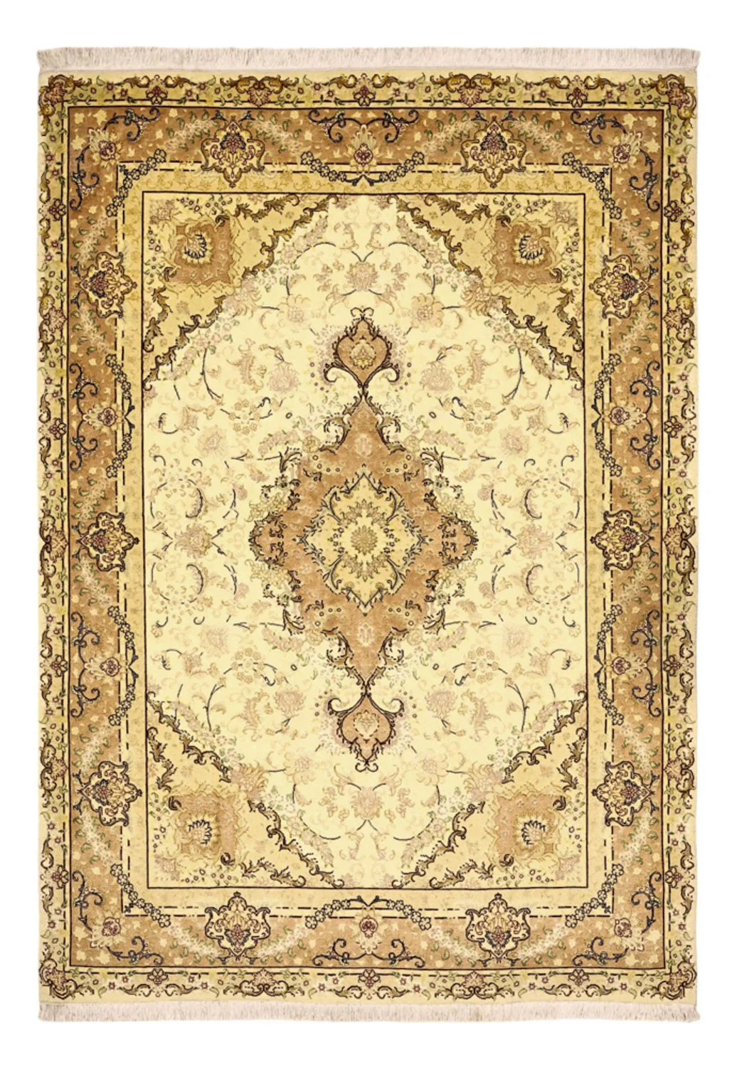 Täbriz - 50 Raj Teppich 208x149cm - Perserteppich