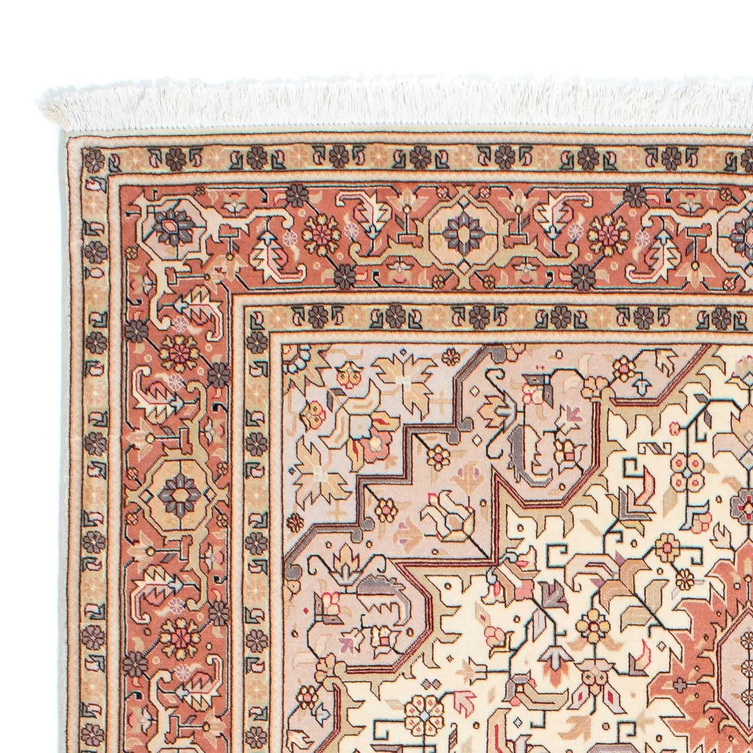 Täbriz - 50 Raj Teppich 208x153cm - Perserteppich - Image 3