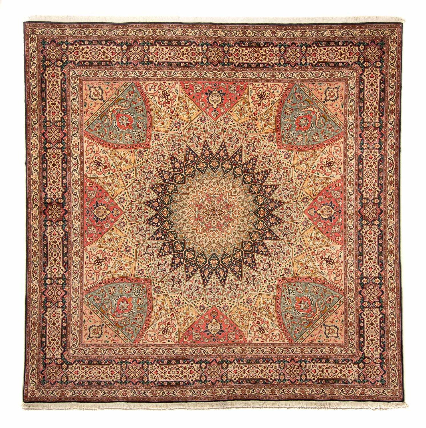 Täbriz - 50 Raj Teppich 253x250cm - Perserteppich