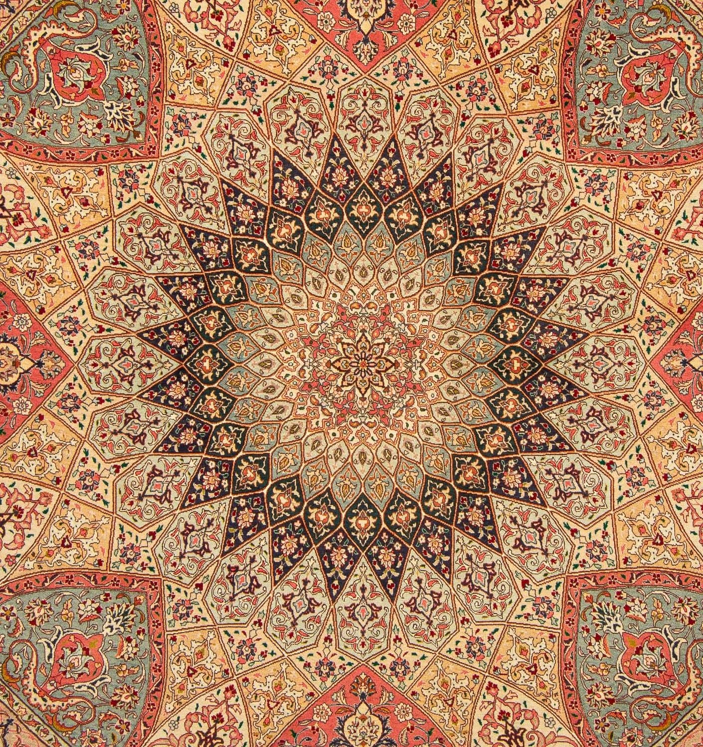 Täbriz - 50 Raj Teppich 253x250cm - Perserteppich - Image 2