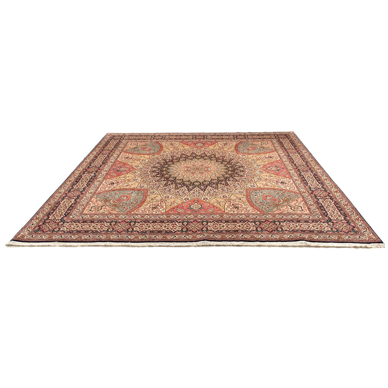 Täbriz - 50 Raj Teppich 253x250cm - Perserteppich - Image 5