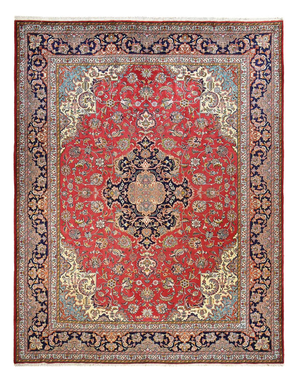 Täbriz - 40 Raj Teppich 400x307cm - Perserteppich