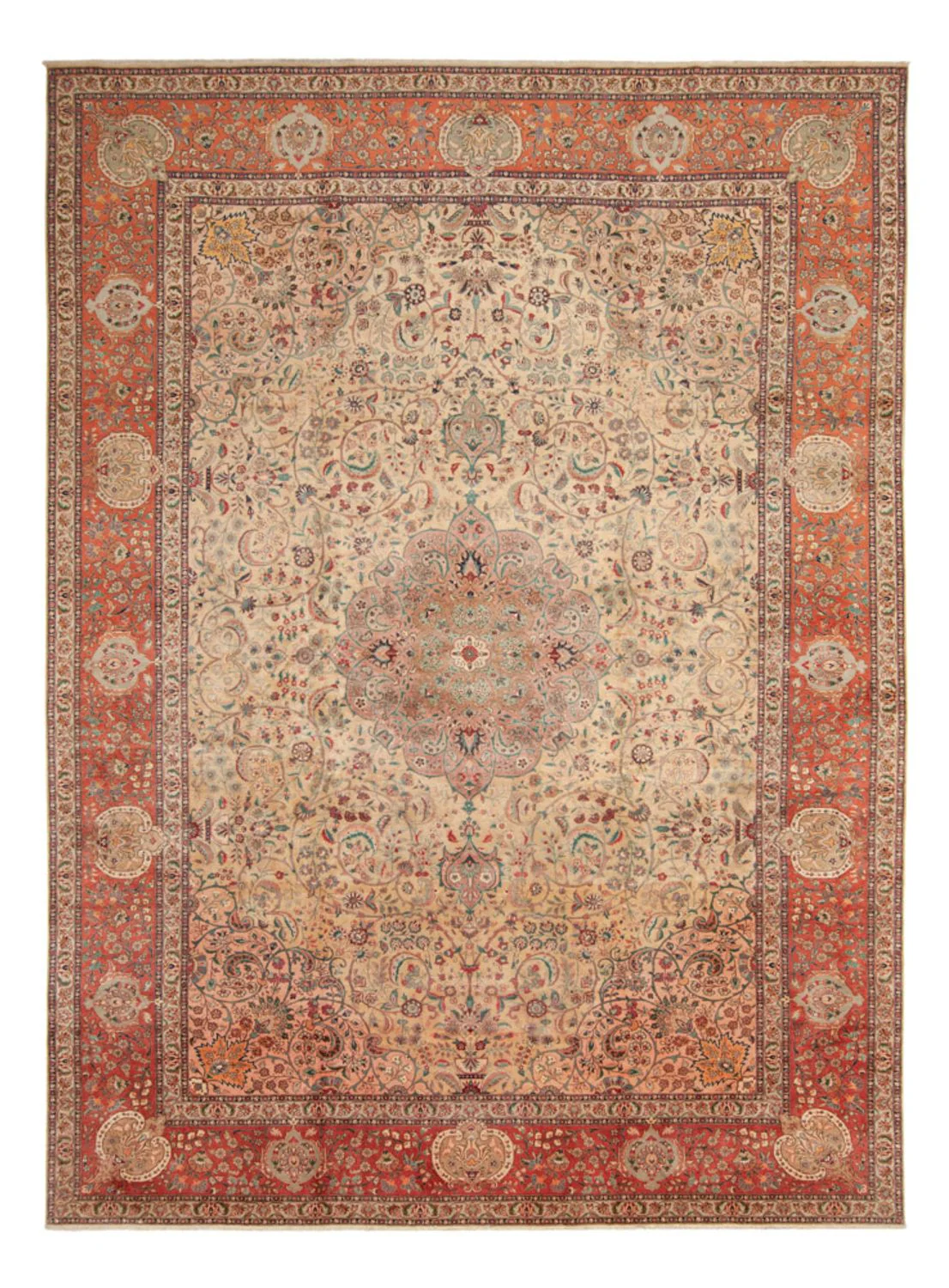 Täbriz - 50 Raj Teppich 486x350cm - Perserteppich