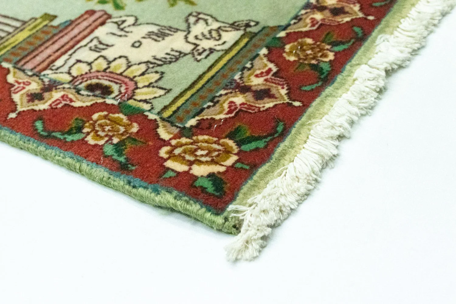 Perserteppich - Täbriz - Royal 62 x 83 cm - grün - Image 3