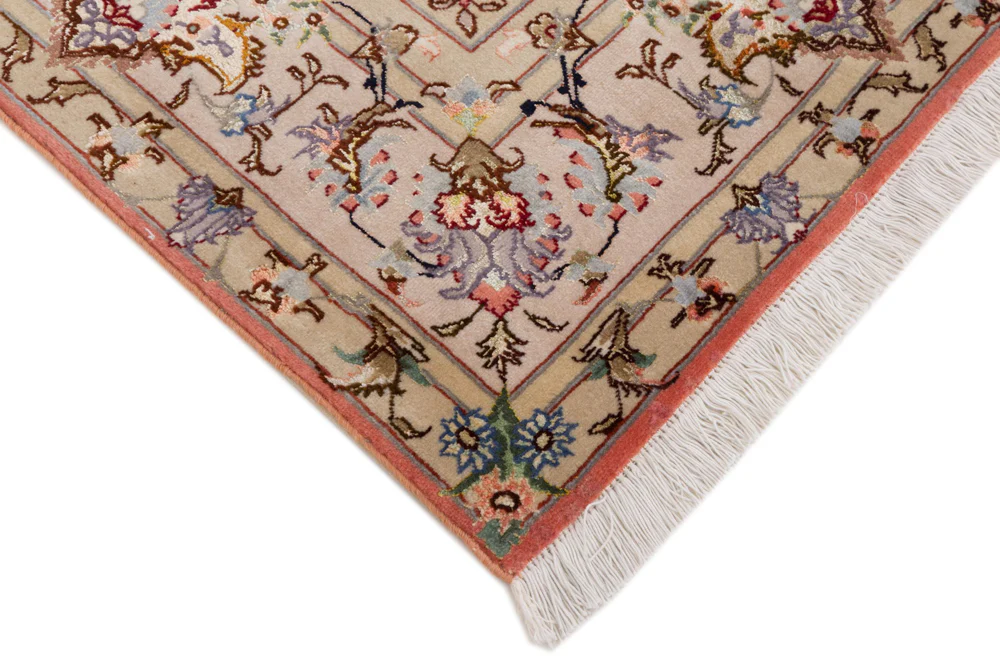Perserteppich - Täbriz - Royal quadratisch  - 153 x 153 cm - sand - Image 6