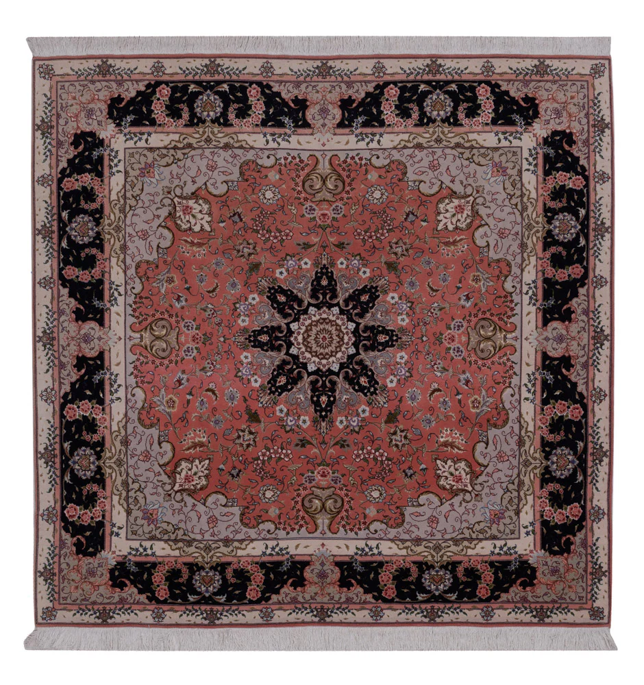 Täbriz - 50 Raj Teppich 199x198cm - Perserteppich