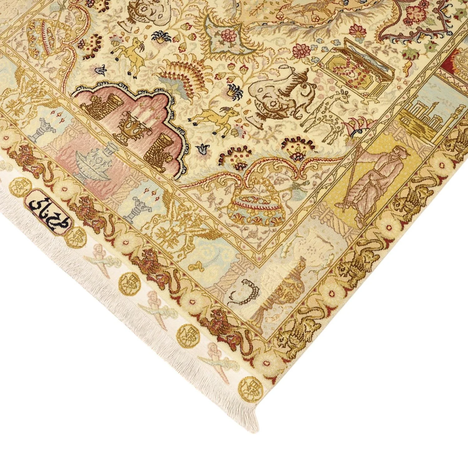 Täbriz - 50 Raj Teppich 160x102cm - Perserteppich - Image 4
