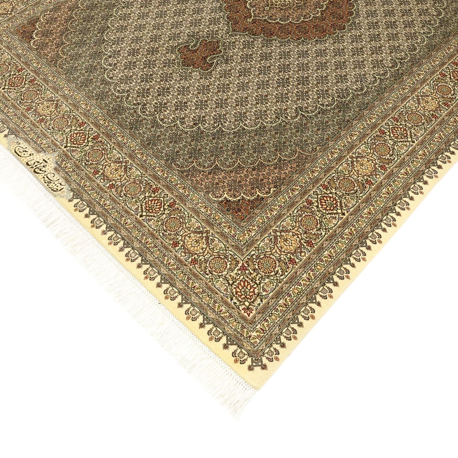Täbriz - 50 Raj Teppich 197x154cm - Perserteppich - Image 4