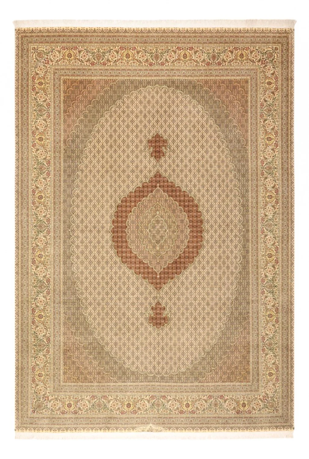 Täbriz - 50 Raj Teppich 357x248cm - Perserteppich