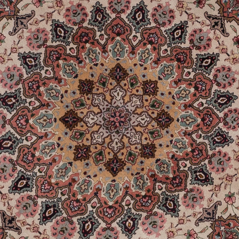 Täbriz - 50 Raj Teppich 200x200cm - Perserteppich - Image 2