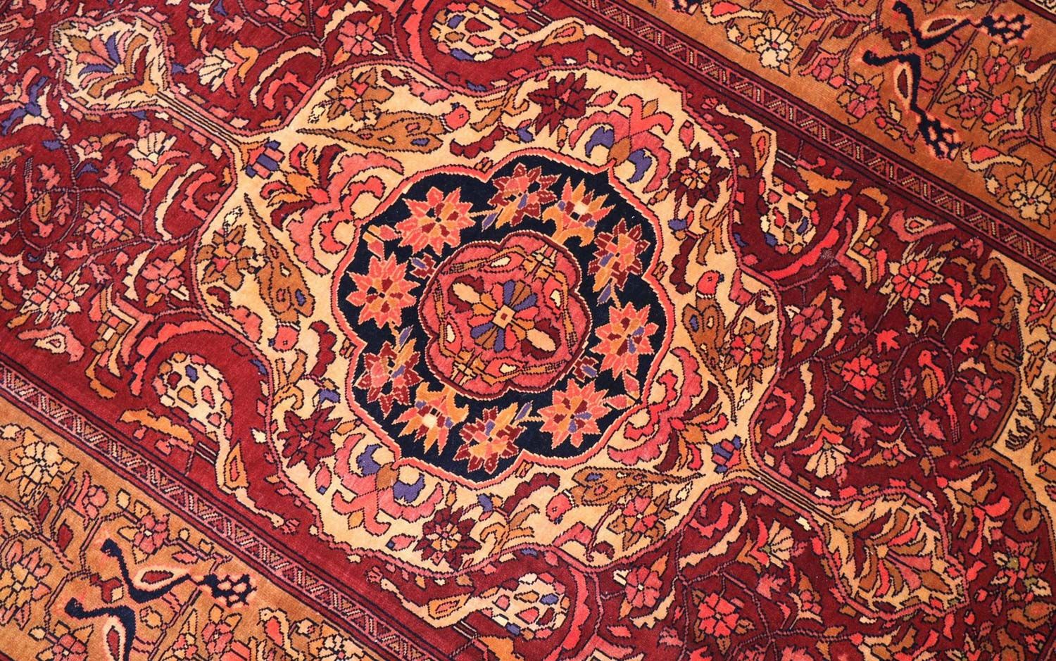 Seidenteppich - Afghan Seide 154 x 115 cm - rot - Image 2
