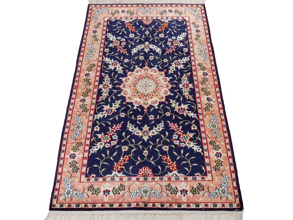 China Seide Teppich 123x77cm - Orientteppich - Image 6