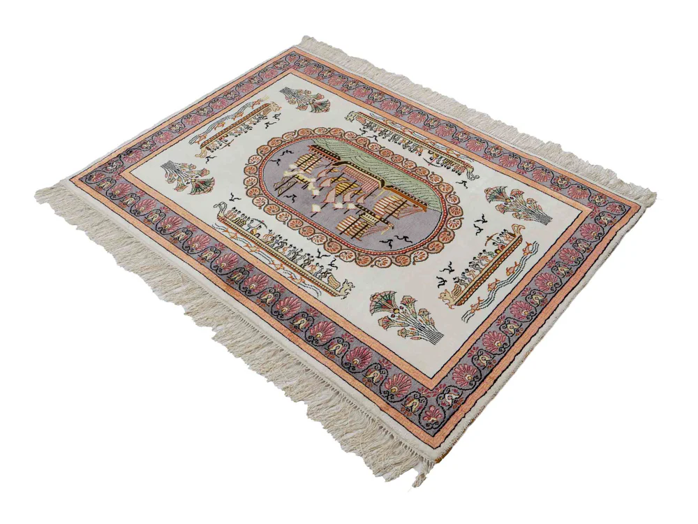 China Seide Teppich 123x91cm - Orientteppich - Image 5