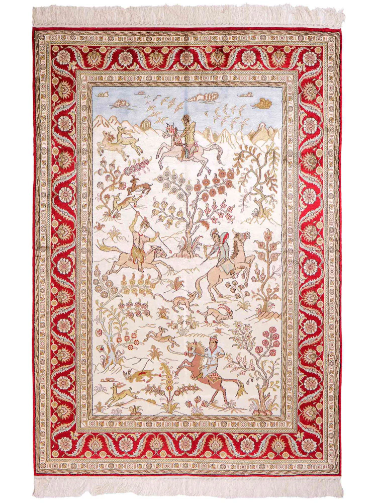 China Seide Teppich 176x124cm - Orientteppich
