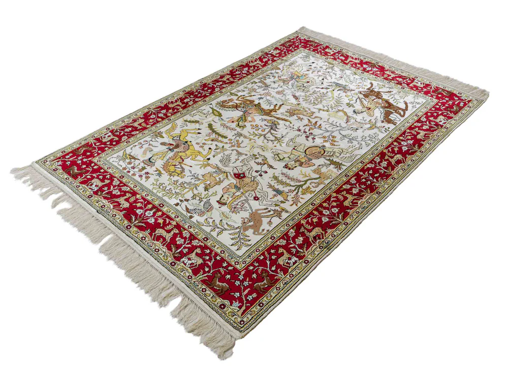 China Seide Teppich 180x123cm - Orientteppich - Image 5