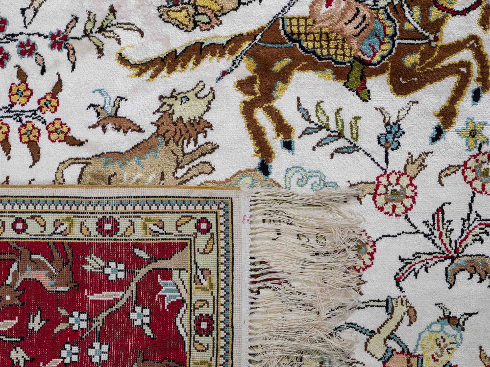 China Seide Teppich 180x123cm - Orientteppich - Image 7