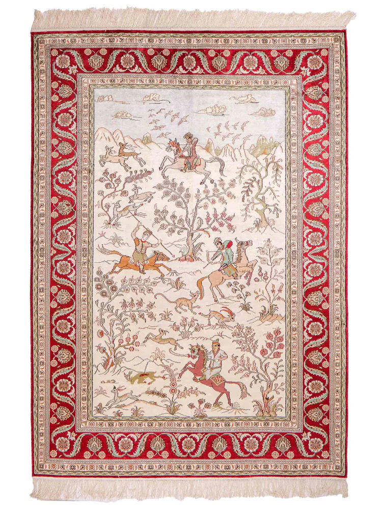 China Seide Teppich 180x124cm - Orientteppich